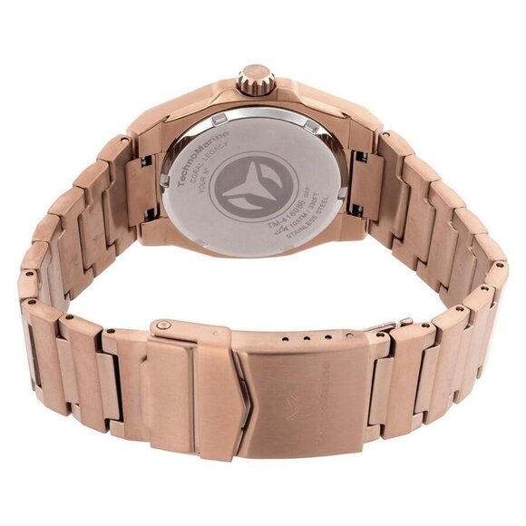 NWT Authentic Technomarine Coral Quartz Olive Green Dial Women's Watch - Picture 3 of 3